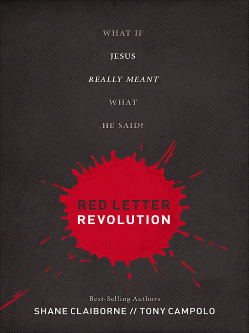 Title details for Red Letter Revolution by Shane Claiborne - Wait list